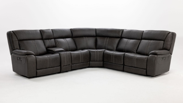 Picture of Kilmer 6 Piece Power Grey Sectional