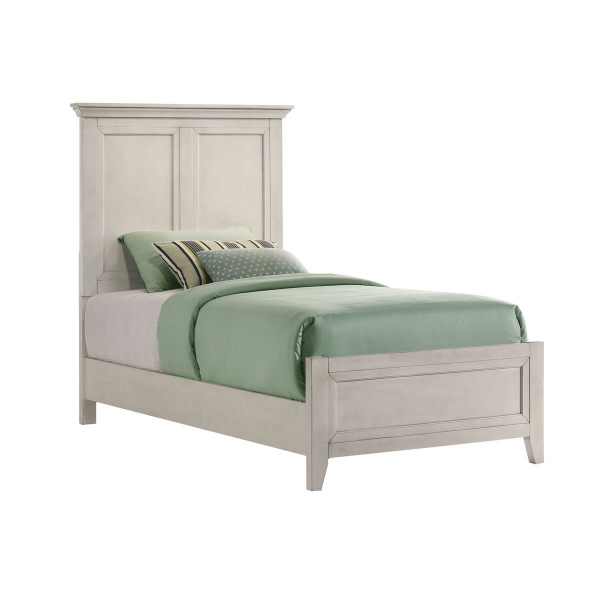 Picture of San Mateo White Twin Panel Bed