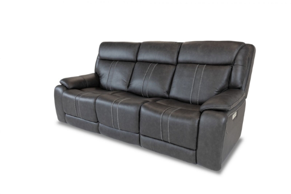 Picture of Cruise Leather Grey Sofa