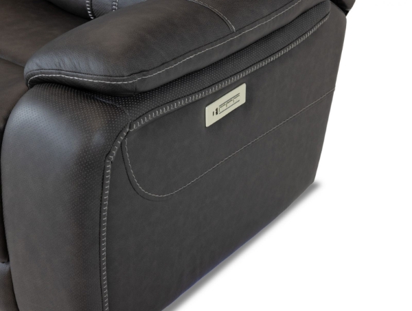 Picture of Cruise Leather Grey Sofa