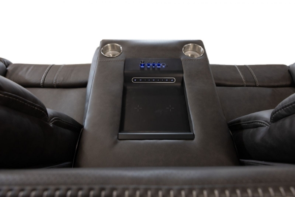 Picture of Cruise Leather Grey Sofa