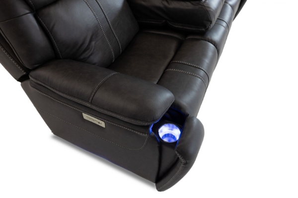 Picture of Cruise Leather Grey Sofa