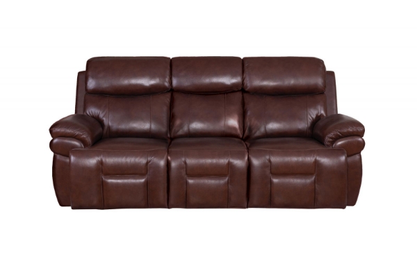 Picture of Maddox Power Chocolate Leather Sofa