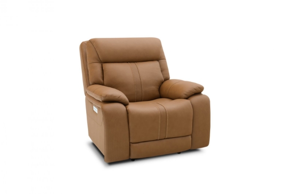 Picture of Cruise Leather Tan Recliner