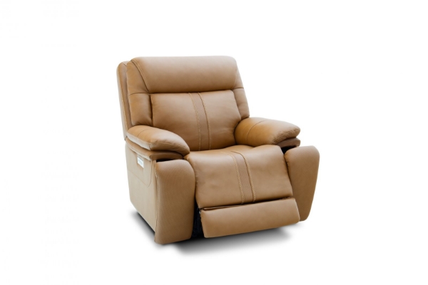 Picture of Cruise Leather Tan Recliner