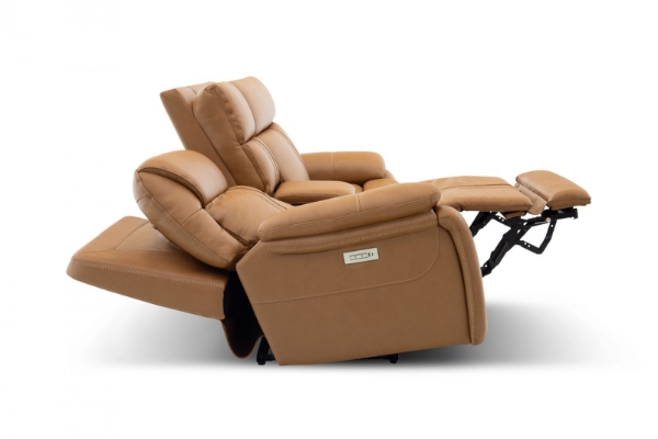 Picture of Cruise Leather Tan Loveseat