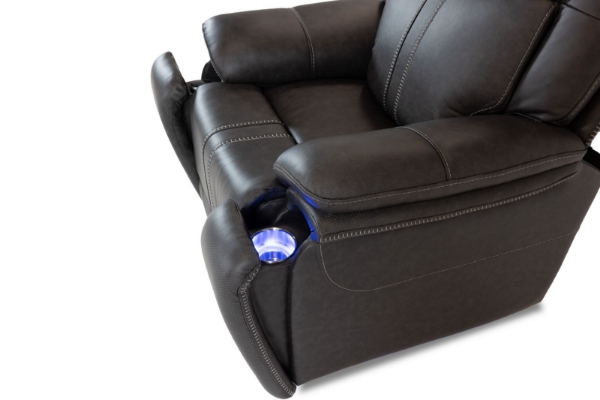 Picture of Cruise Leather Grey Recliner