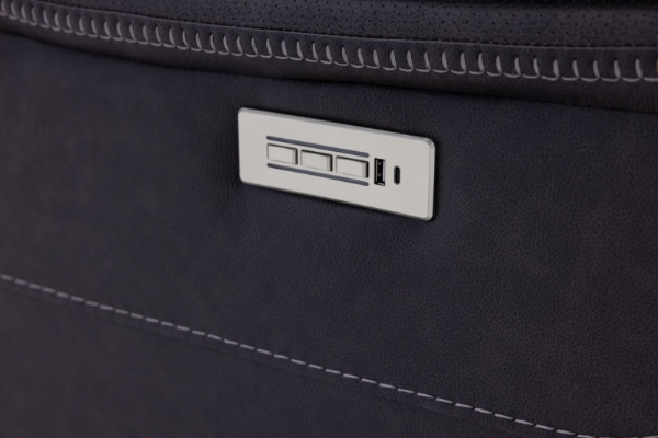 Picture of Cruise Leather Grey Loveseat