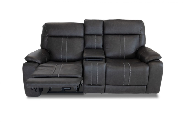 Picture of Cruise Leather Grey Loveseat