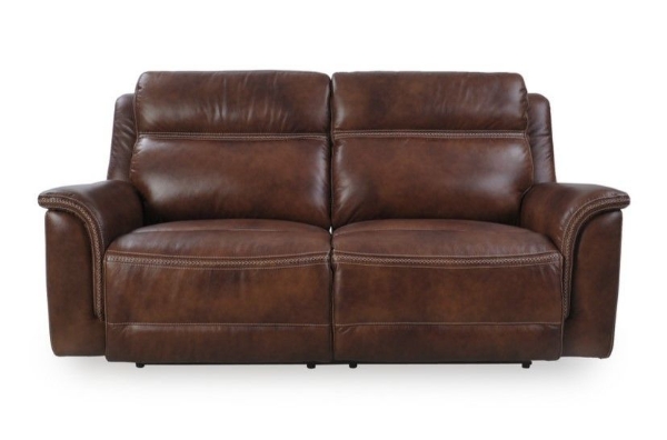 Picture of Moccasin Stitch Oak Power Sofa