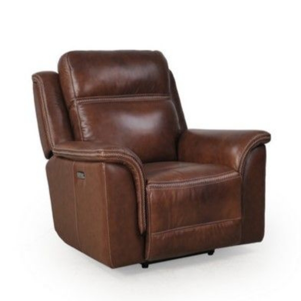 Picture of Moccasin Stitch Oak Power Recliner