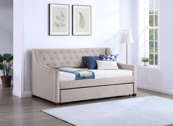 Picture of Lennox Tan Twin Daybed with Trundle