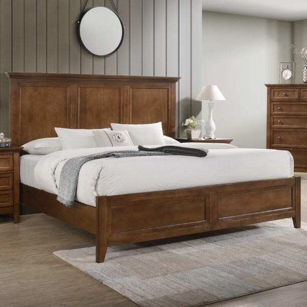 Picture of San Mateo Brown King Panel Bed