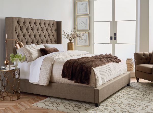 Picture of Westerly Brown Queen Upholstered Bed