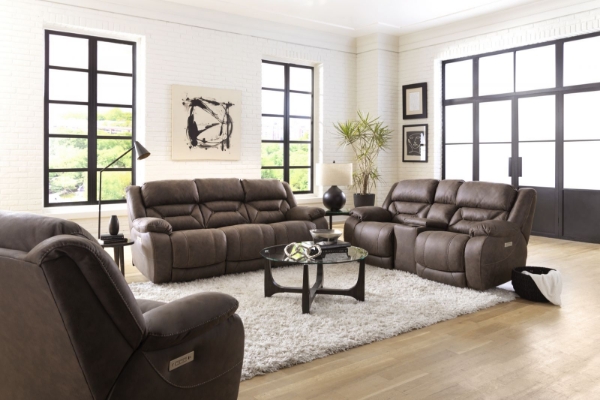 Picture of Skywalker Brown Power Loveseat