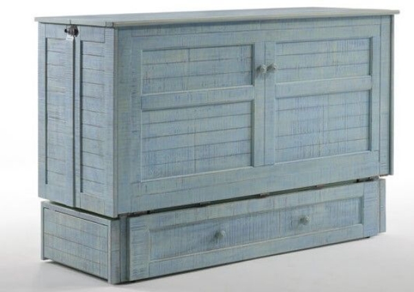 Picture of Poppy Blue Murphy Bed