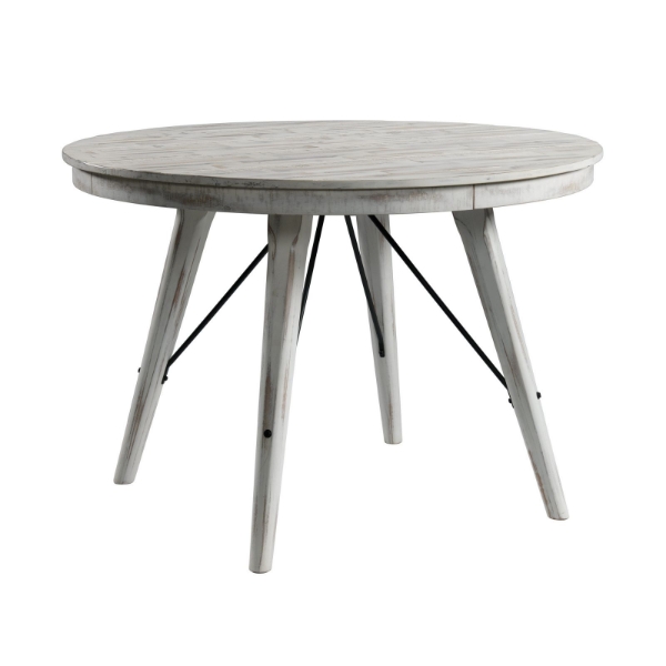 Picture of Modern Rustic Round Table with 4 Chairs