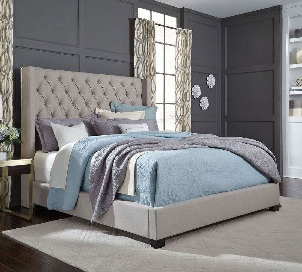 Picture of Westerly Light Grey Queen Upholstered Bed