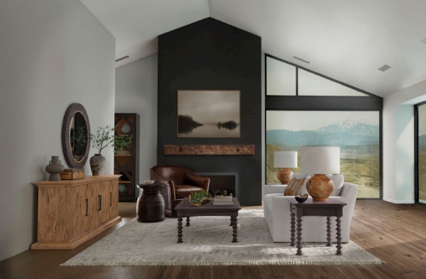 Picture of Big Sky Turned Leg End Table