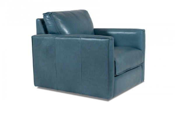 Picture of Lindon Blue Swivel Chair
