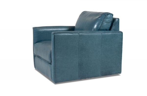 Picture of Lindon Blue Swivel Chair