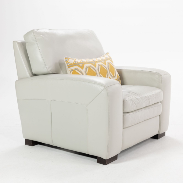 Picture of Laramie Grey Leather Chair