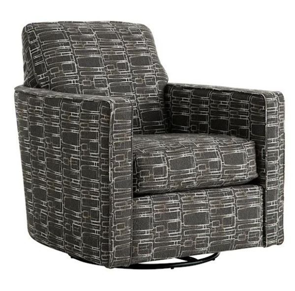 Picture of Bri Pewter Swivel Chair