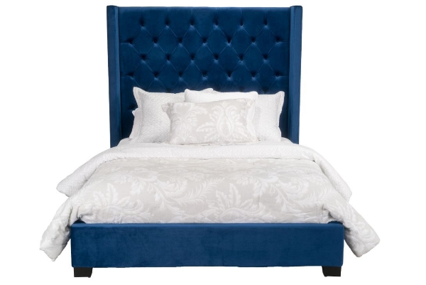 Picture of Westerly Blue King Upholstery Bed