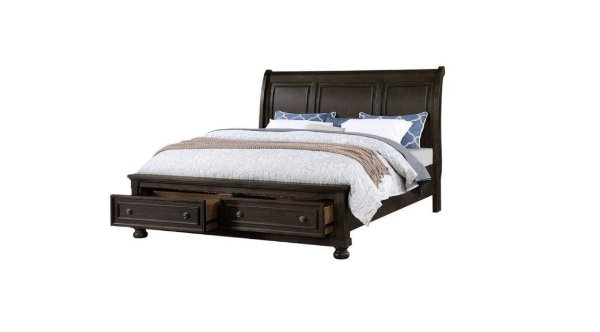 Picture of Montego Brown Queen Storage Bed