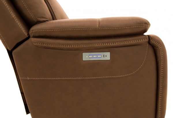 Picture of Cruise Leather Tan Recliner