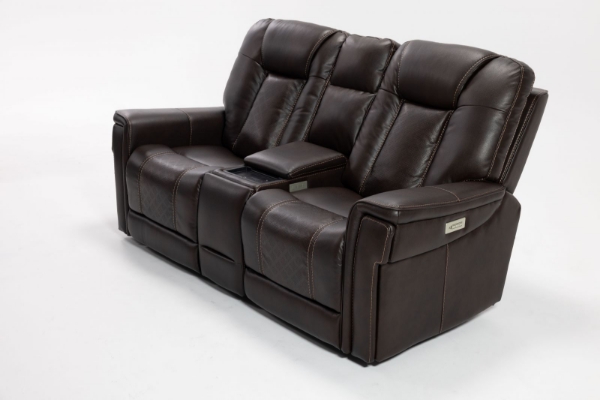 Picture of Nick Walnut Power Loveseat
