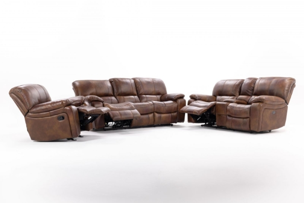 Picture of Infinity Reclining Leather Sofa