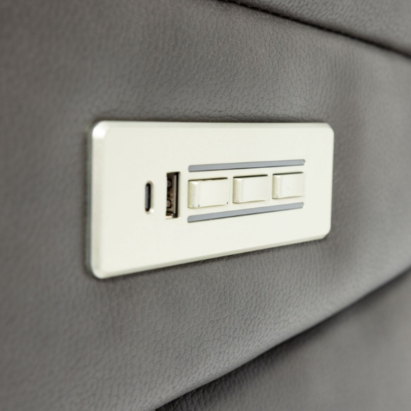 Picture of Nick Grey Power Loveseat