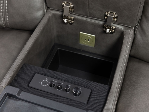 Picture of Nick Grey Power Loveseat