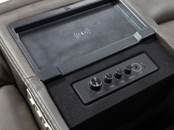 Picture of Nick Grey Power Loveseat