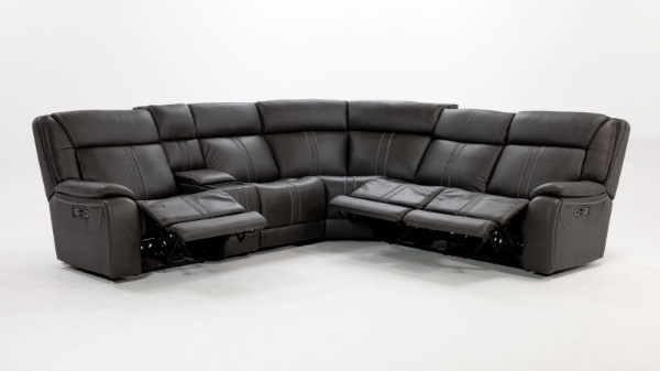 Picture of Kilmer 6 Piece Power Grey Sectional