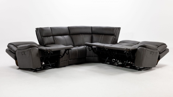 Picture of Kilmer 6 Piece Power Grey Sectional