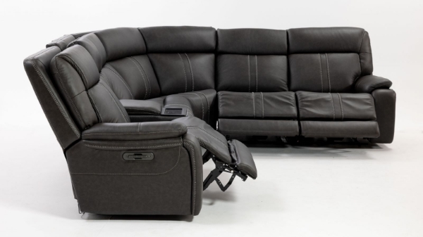 Picture of Kilmer 6 Piece Power Grey Sectional