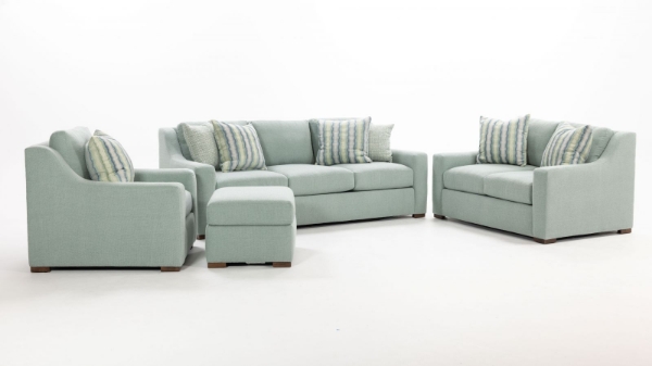 Picture of Wilshire Seafoam Loveseat