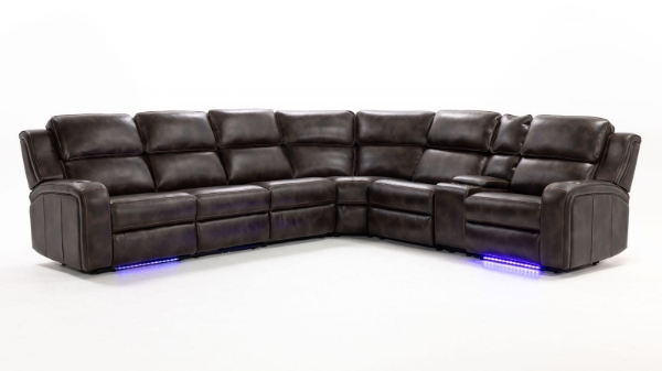 Picture of Mirage 7 Piece Brown Sectional