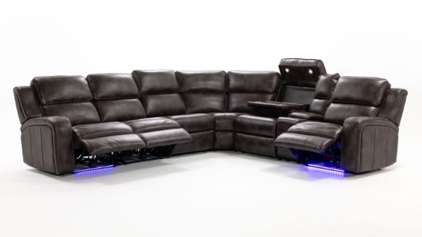 Picture of Mirage 7 Piece Brown Sectional
