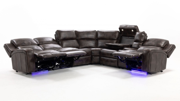 Picture of Mirage 7 Piece Brown Sectional