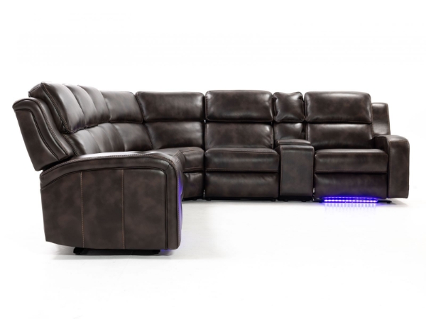 Picture of Mirage 7 Piece Brown Sectional