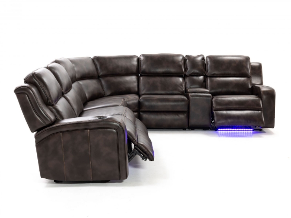 Picture of Mirage 7 Piece Brown Sectional