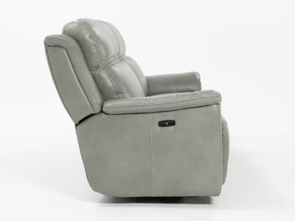 Picture of Moccasin Stitch Grey Power Sofa