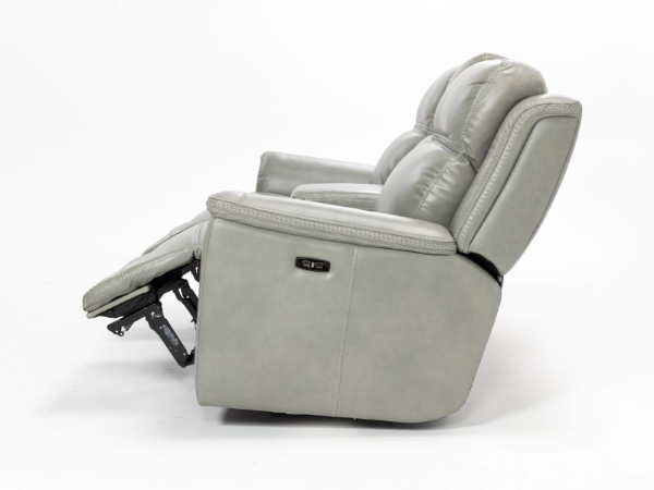 Picture of Moccasin Stitch Grey Power Loveseat