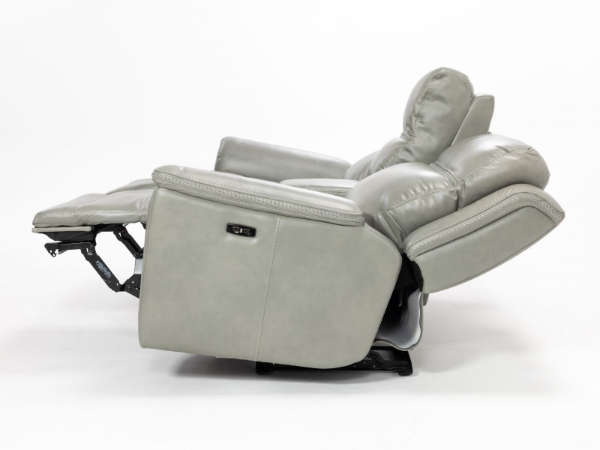 Picture of Moccasin Stitch Grey Power Loveseat