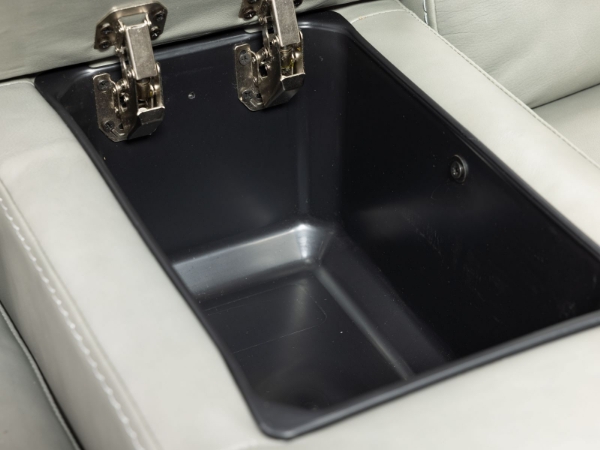 Picture of Moccasin Stitch Grey Power Loveseat