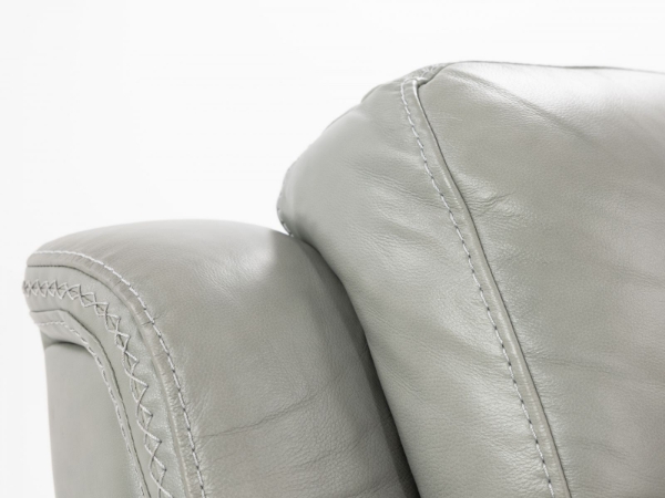 Picture of Moccasin Stitch Grey Power Loveseat