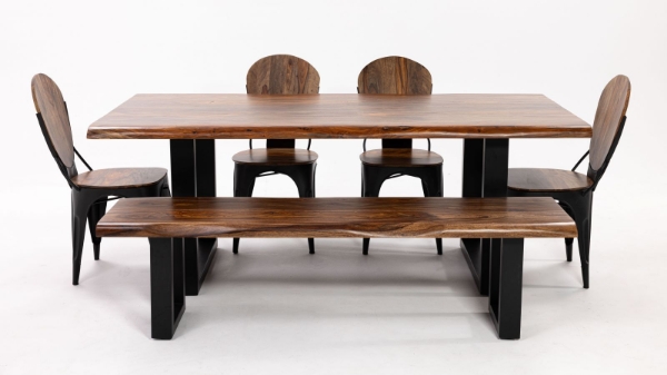 Picture of Industrial Dining Table Set